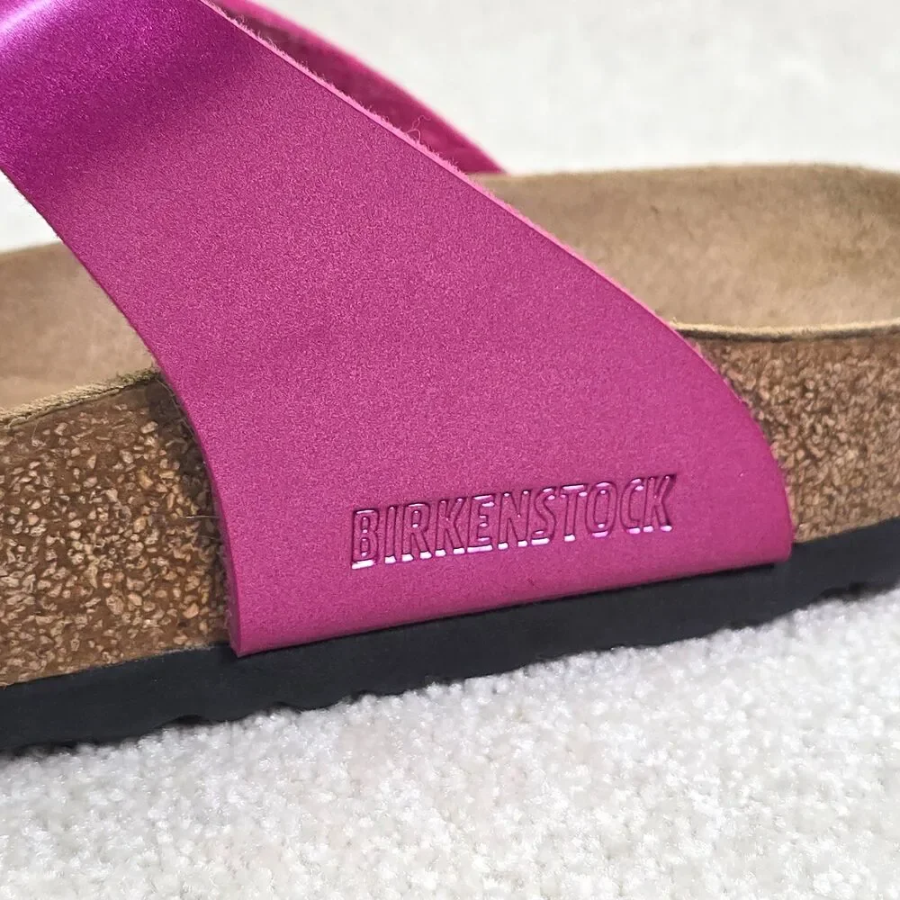 Birkenstock Gizeh Birko Flor Thong Sandals Pink Women's EU 41 L10